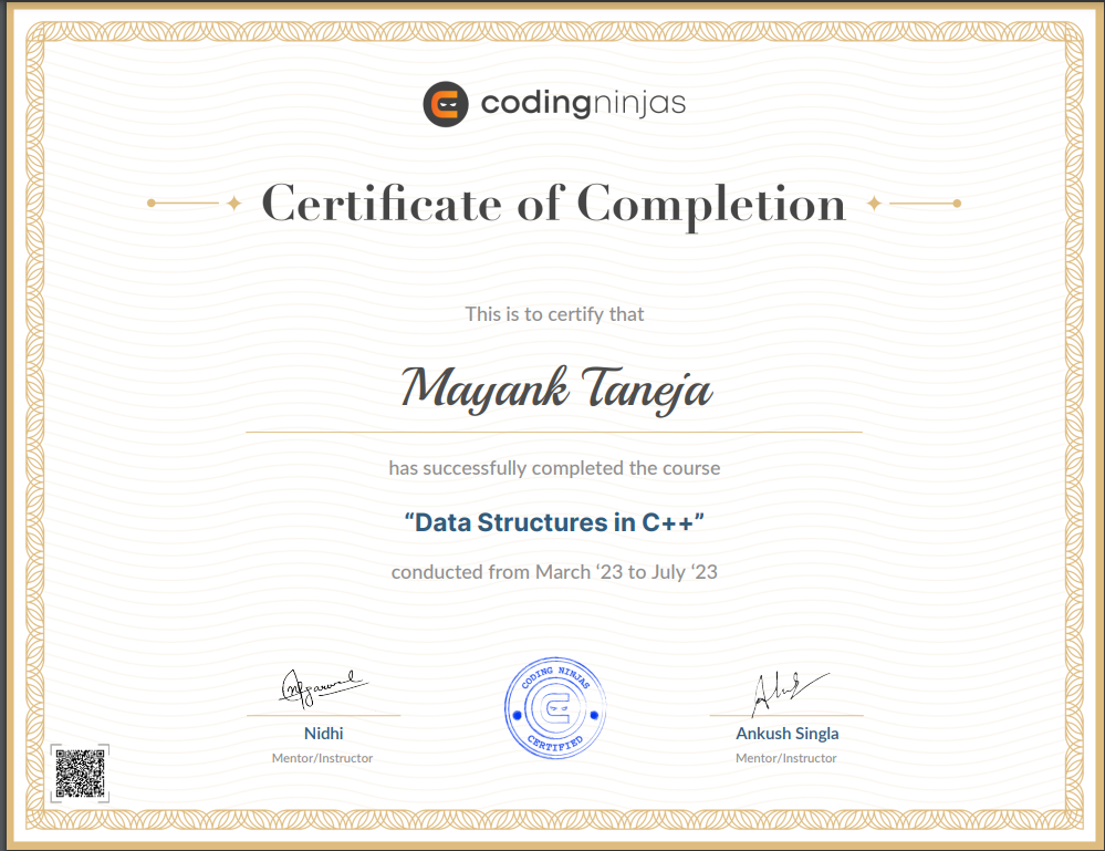 Data Structures & Algorithms