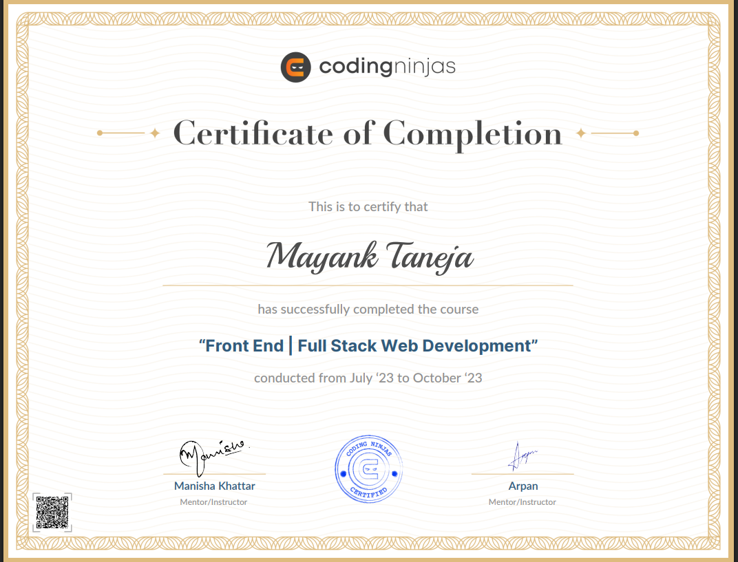 Frontend Development Completion